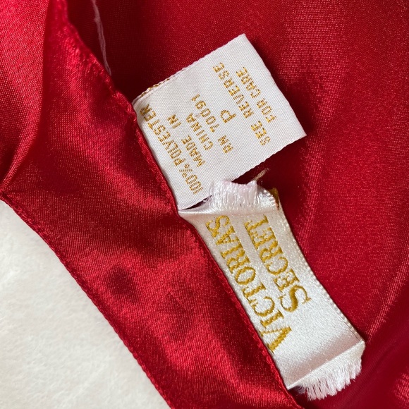 Vintage 80s Gold Label Victoria’s Secret red & purple Dress - Picture 8 of 16